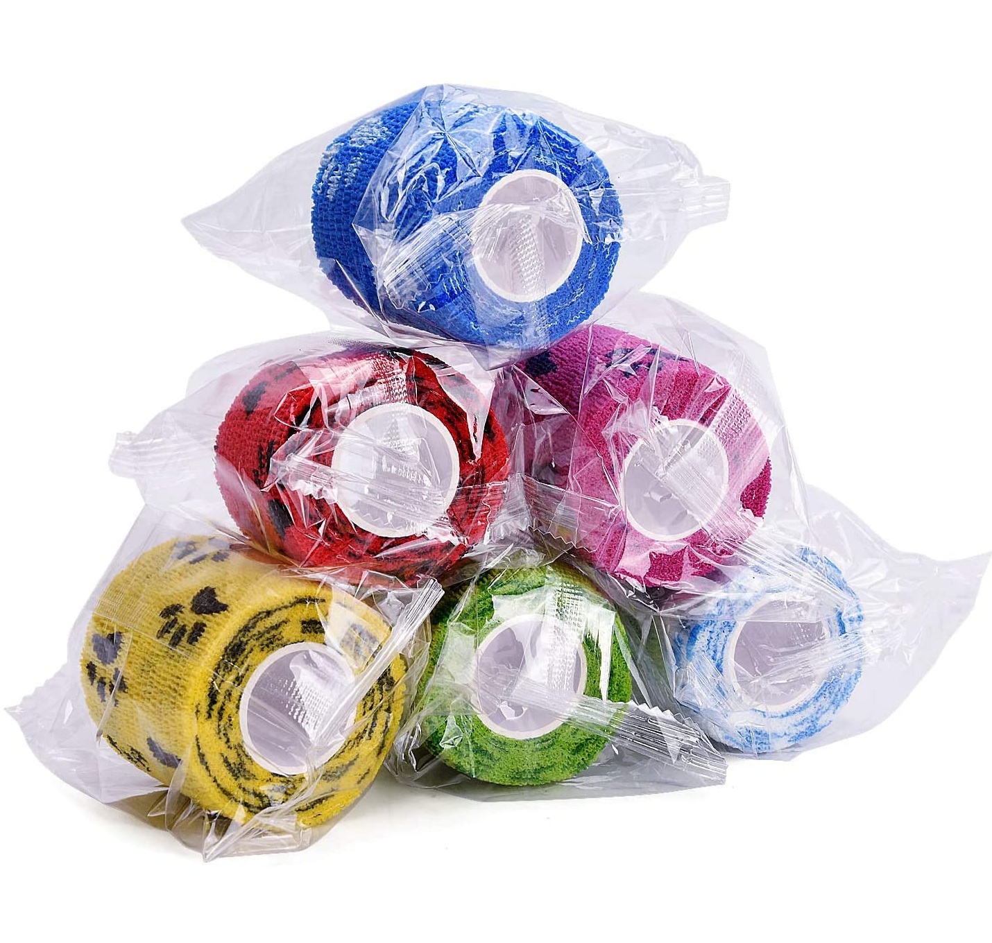 Pattern two layers Non-woven cohesive bandage